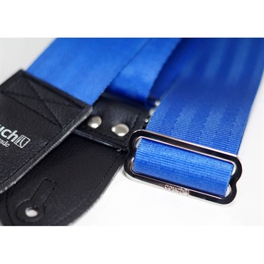 Couch Guitar Strap Royal Blue Recycled Seatbelt 画像1