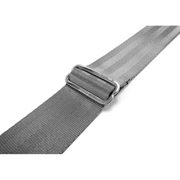 Couch Guitar Strap Recycled Seatbelt silver 画像2