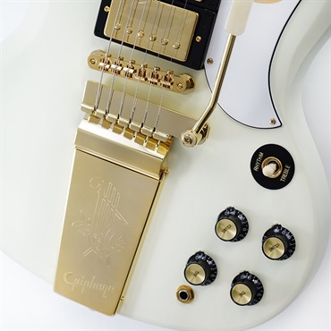 Epiphone 【特製トートバッグプレゼント】1963 Les Paul SG Custom With Maestro Vibrola (Classic White) 画像4