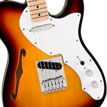 Squier by Fender Affinity Series Telecaster Thinline (3-Color Sunburst / Maple Fingerboard) 画像3