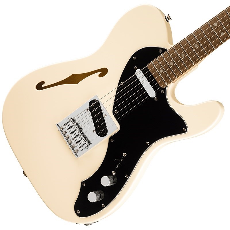 Squier by Fender Affinity Series Telecaster Thinline (Olympic White / Laurel Fingerboard) 画像2