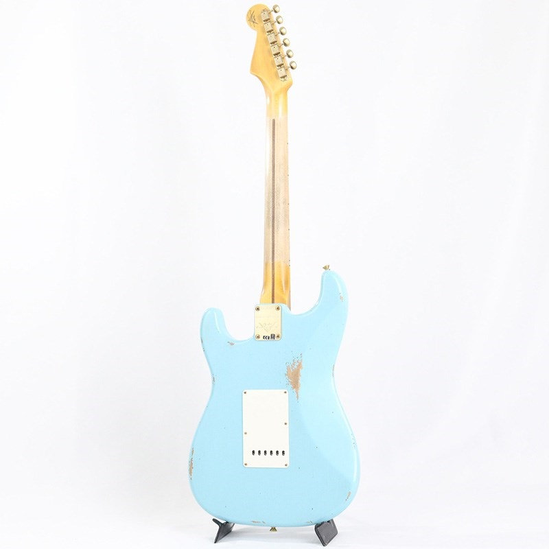 Fender Custom Shop 2023 Spring Event Limited Edition 1957 Stratocaster Relic (Faded/Aged Daphne Blue w/ Gold Hardware) [SN.CZ571482] 【特価】 画像2