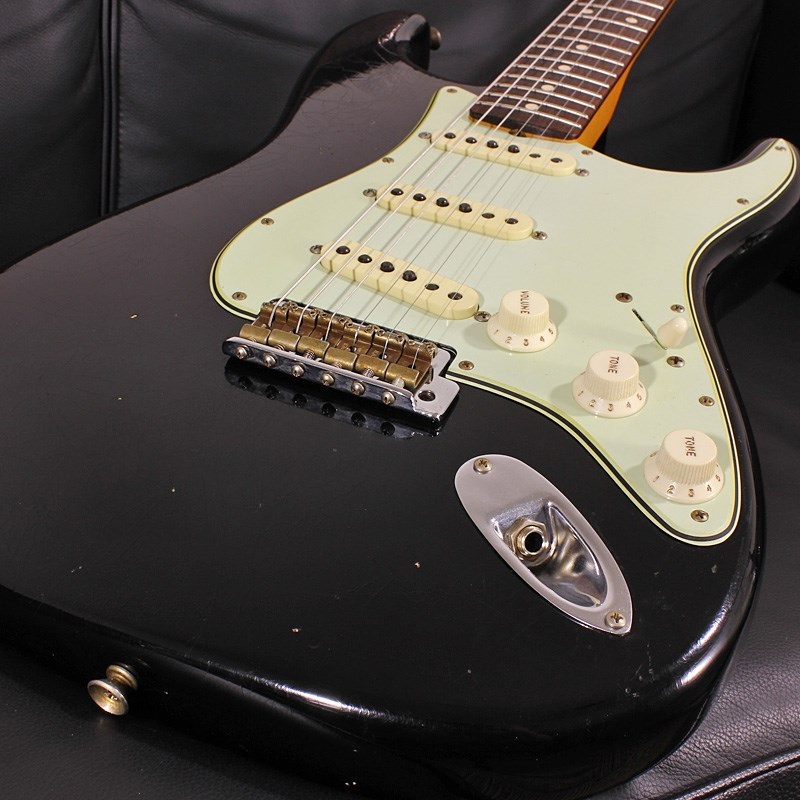 Fender Custom Shop MBS 1961 Stratocaster Journeyman Relic Black Master Built by Austin MacNutt SN. AM0166 画像3