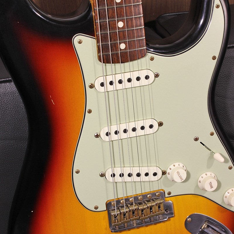 Fender Custom Shop MBS 1961 Stratocaster Journeyman Relic 3-Color Sunburst Master Built by Austin MacNutt SN. AM0102 画像5