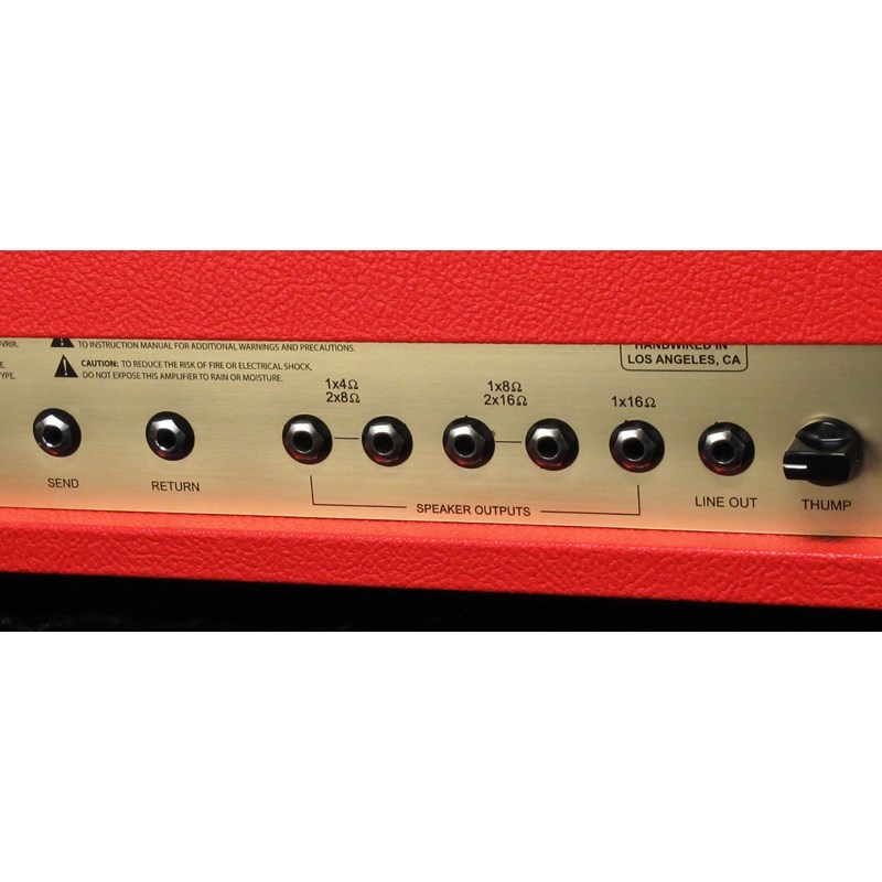 FRIEDMAN Small Box Head[Red Tolex Custom]【COLOSSUS SPEAKER CABLEプレゼント！】 画像4