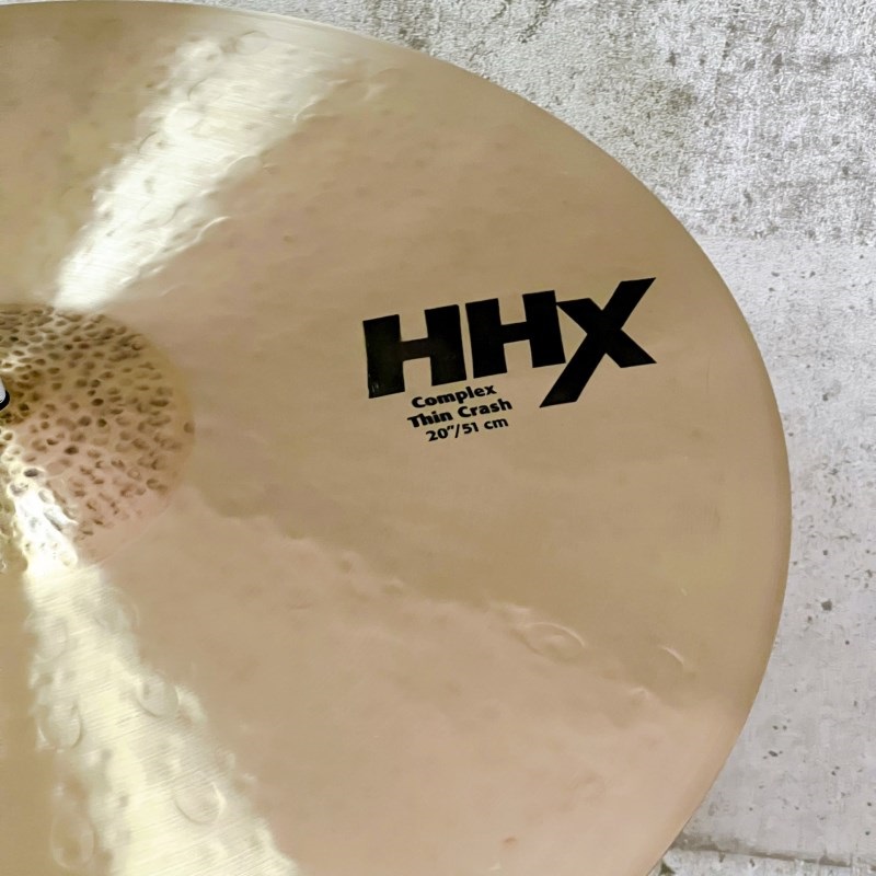 SABIAN HHX Complex Thin Crash 20 [HHX-20CTC][1635g]【受注生産品】【SABIAN選定会2024ドラステ】 画像1