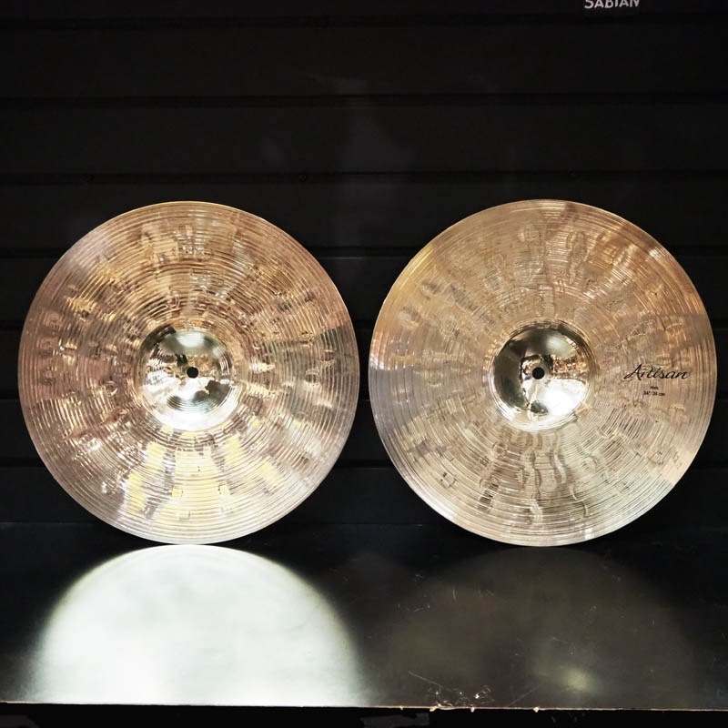 SABIAN Artisan Hats Brilliant 14 [VL-14TAH-B/BAH-B][Top:960g/Bottom:1336g]【SABIAN選定会2024ドラステ】 画像1