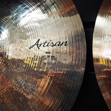 SABIAN Artisan Hats Brilliant 14 [VL-14TAH-B/BAH-B][Top:960g/Bottom:1336g]【SABIAN選定会2024ドラステ】 画像2