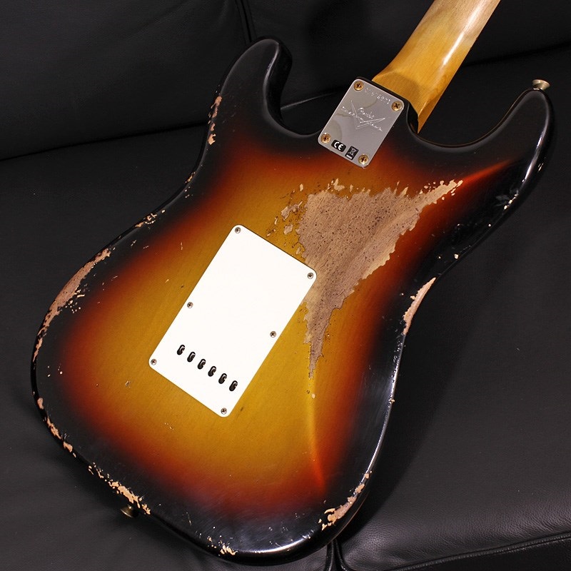 Fender Custom Shop 1960 Stratocaster Heavy Relic Faded Aged 3-Color Sunburst SN. CZ576921 画像6