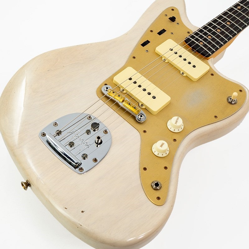 Fender Custom Shop 1959 250K Jazzmaster Journeyman Relic Guitar | Aged White Blonde