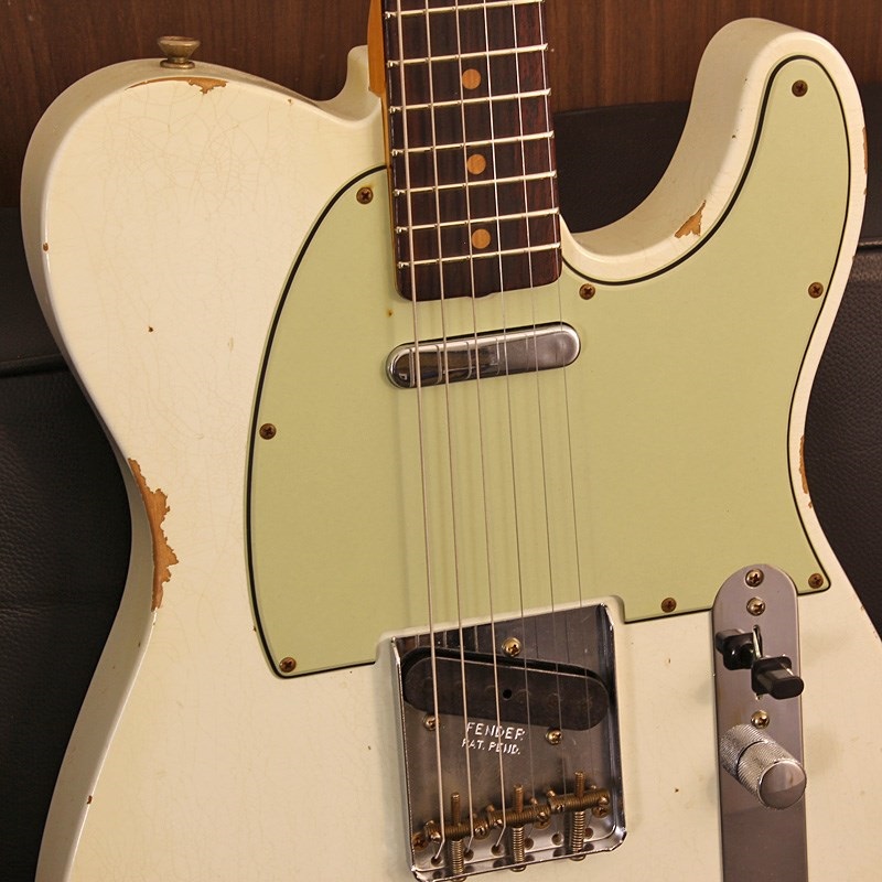 Fender Custom Shop 2024 Time Machine 1963 Telecaster Relic Aged Olympic White SN. CZ577566 画像4