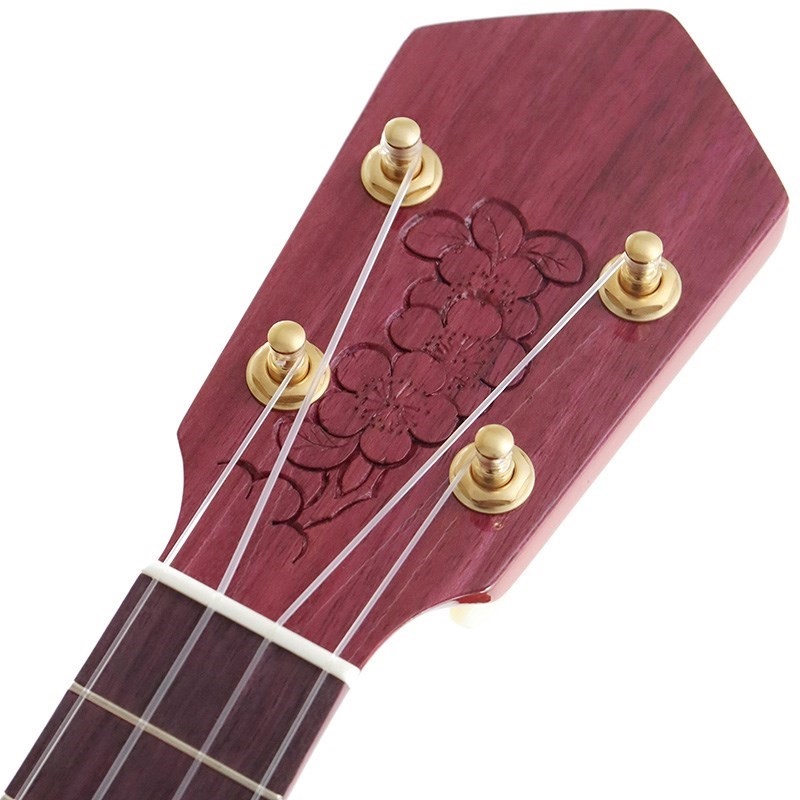 SAKURA UKULELE 【特価】【クリスマススペシャルSALE】 SAKURA UKULELE SUS-軽井沢彫 KANNAZUKI [伝統工芸「軽井沢彫」と四季のカラーリングを採用した特別モデル] 【Deviser One Day Guitar Show 2023選定品】 サクラ ヘッドウェイ ディバイザー 画像9