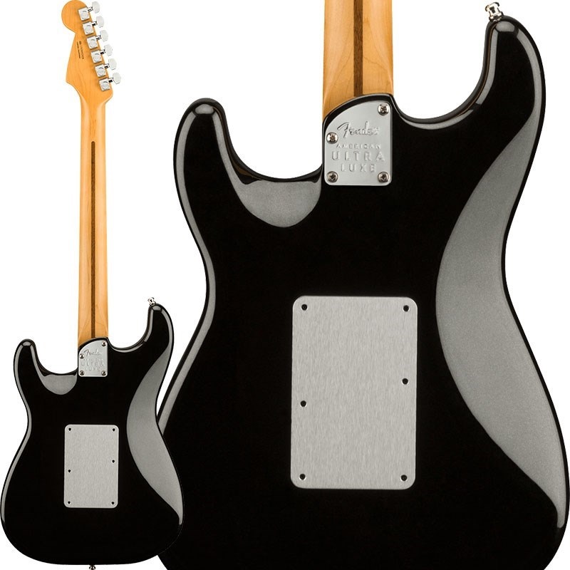 Fender USA American Ultra Luxe Stratocaster Floyd Rose HSS (Mystic Black/Rosewood)【旧価格品】 画像1