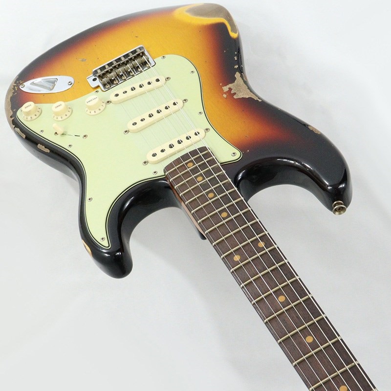 Fender Custom Shop 2023 Collection Time Machine 1960 Stratocaster Heavy Relic (Aged 3-Color Sunburst) [SN.CZ572236] 画像4