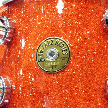 dw 【USED】Jazz Series Mahogany/Gum 4pc Drum Set - Super Tangerine Glass 画像2