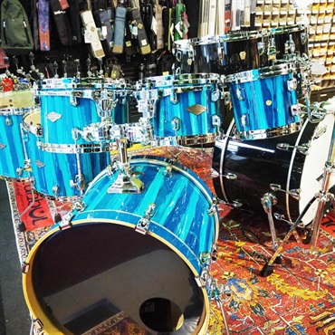 TAMA 【USED】 Starclassic Performer 6pc Drum Kit - Sky Blue Aurora - [20BD.8TT.10TT.12TT.14FT.16FT/Protectionracketケース付属] 画像1