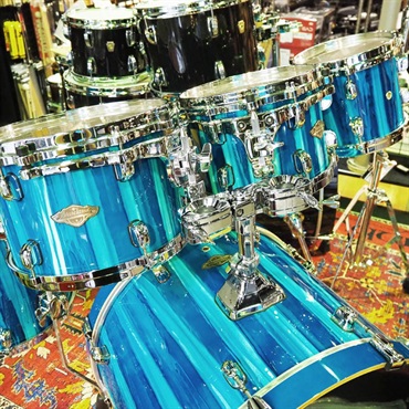 TAMA 【USED】 Starclassic Performer 6pc Drum Kit - Sky Blue Aurora - [20BD.8TT.10TT.12TT.14FT.16FT/Protectionracketケース付属] 画像2