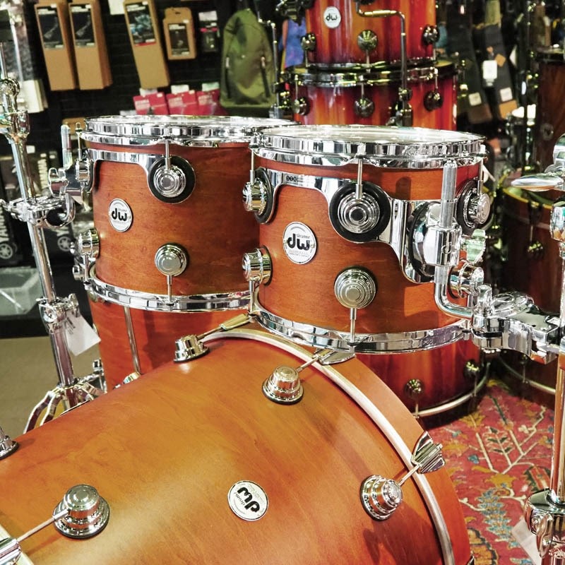 dw Collector's Pure Maple 4pc Drum Kit [BD22，FT16，TT12&10 / Honey Satin Oil] 画像4