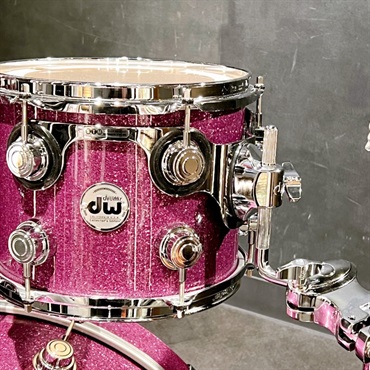 dw Collector's Pure Maple 4pc Drum Kit [BD22，FT16，TT12&10 / Purple Glass FinishPly] 画像1