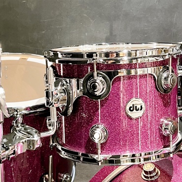 dw Collector's Pure Maple 4pc Drum Kit [BD22，FT16，TT12&10 / Purple Glass FinishPly] 画像2