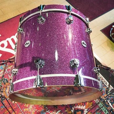 dw Collector's Pure Maple 4pc Drum Kit [BD22，FT16，TT12&10 / Purple Glass FinishPly] 画像6