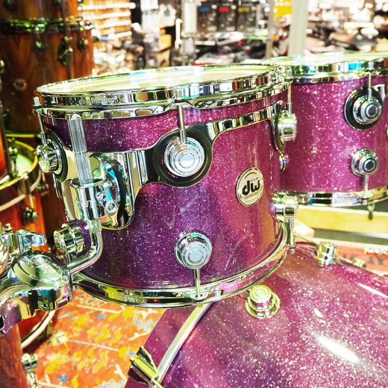 dw Collector's Pure Maple 4pc Drum Kit [BD22，FT16，TT12&10 / Purple Glass FinishPly] 画像6