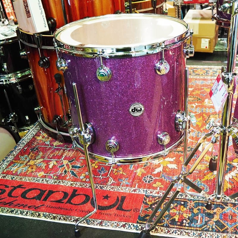 dw Collector's Pure Maple 4pc Drum Kit [BD22，FT16，TT12&10 / Purple Glass FinishPly] 画像7