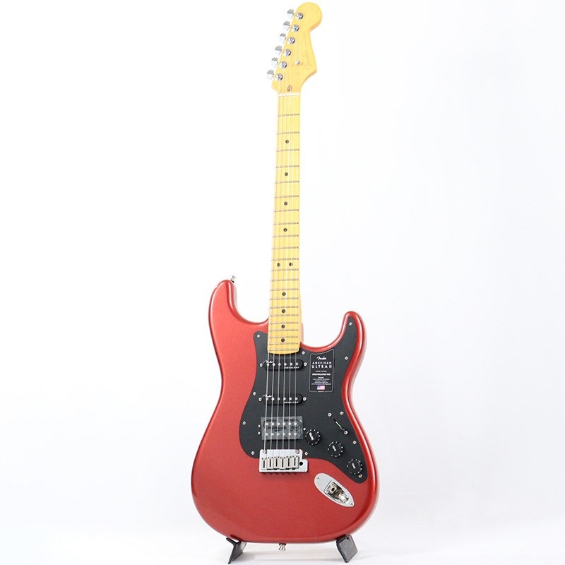 Fender USA American Ultra II Stratocaster HSS (Sinister Red/Maple) 画像1