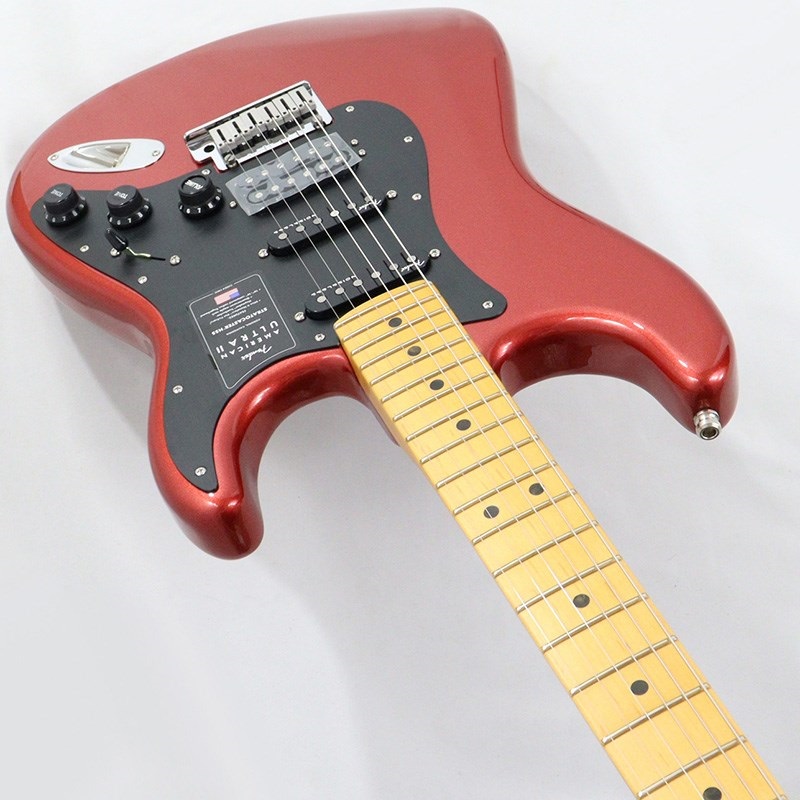 Fender USA American Ultra II Stratocaster HSS (Sinister Red/Maple) 画像4