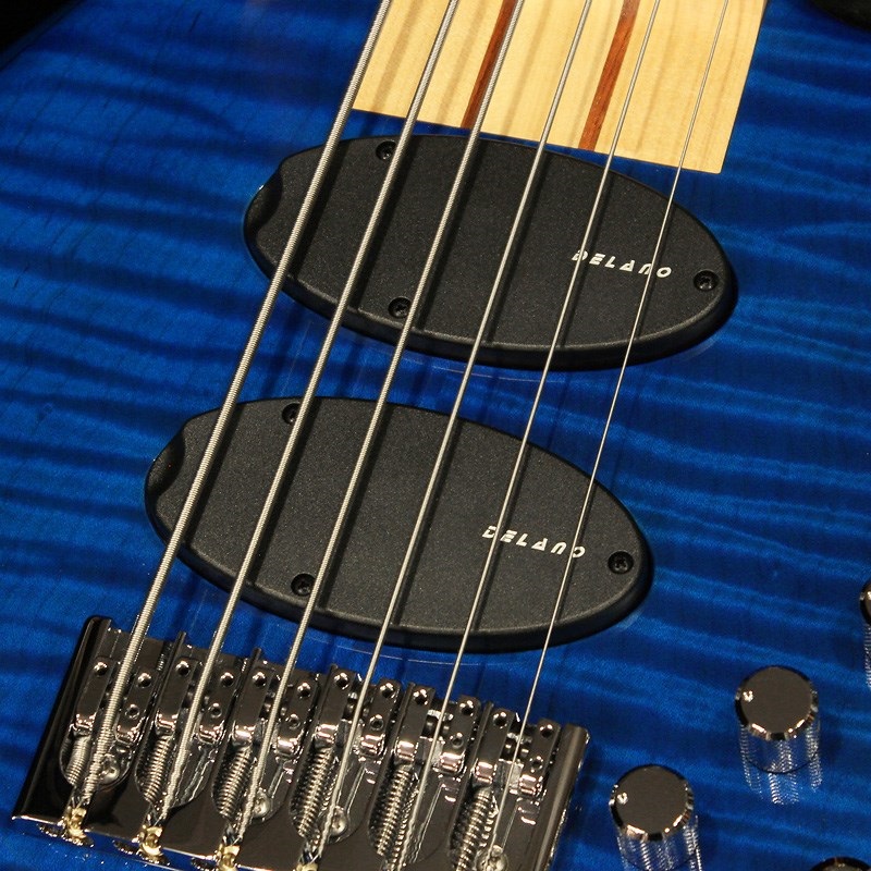 Miura Guitars U.S.A. MB-R 6st (Flame Maple / Trans Blue-MH) [MBR6-FA/TL] 画像2