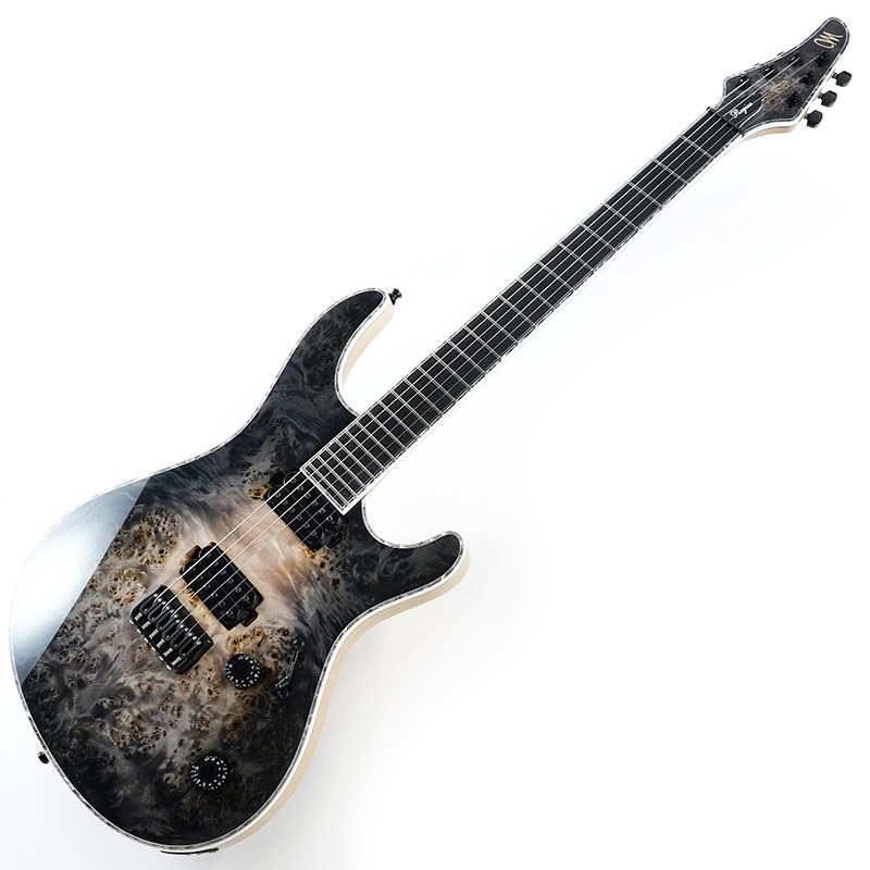 MAYONES Regius 6 Custom (4A Eye Poplar Top / Trans Natural Fade Black Burst Out Gloss) 画像1