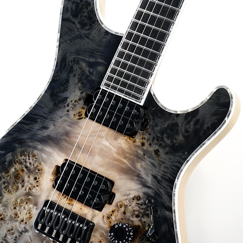 MAYONES Regius 6 Custom (4A Eye Poplar Top / Trans Natural Fade Black Burst Out Gloss) 画像3