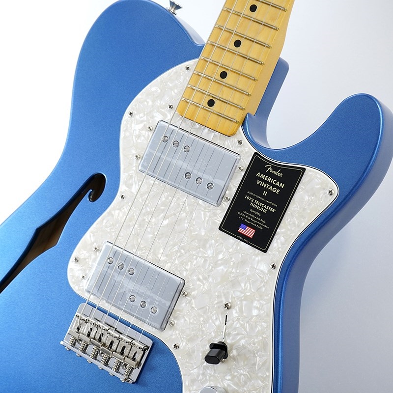 Fender USA American Vintage II 1972 Telecaster Thinline (Lake Placid Blue /Maple)【特価】 画像3