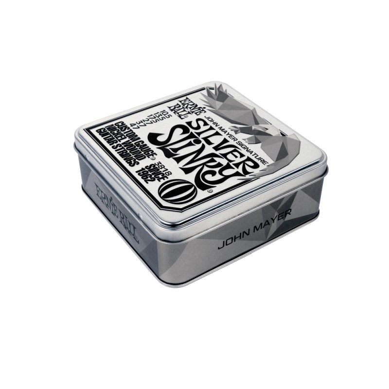 ERNIE BALL John Mayer Silver Slinky Signature Electric Guitar Strings 3Pack 10.5-47  [#3818] 画像1