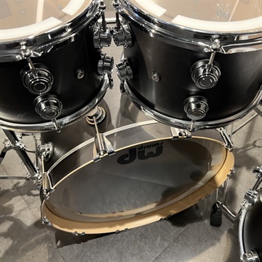 dw Collector's Pure Maple 4pc Drum Kit [BD22，FT16，TT12&10 / Ebony Satin Oil] 画像4