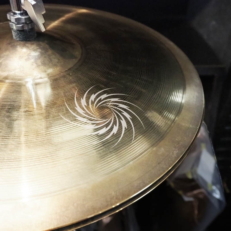 SABIAN 【USED】Munetaka Higuchi Signature Model Lightning Strikes HiHat 15 pair [Top:1300g/Bottom:1616g] 画像4