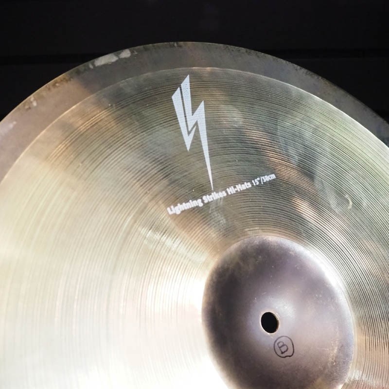 SABIAN 【USED】Munetaka Higuchi Signature Model Lightning Strikes HiHat 15 pair [Top:1300g/Bottom:1616g] 画像7