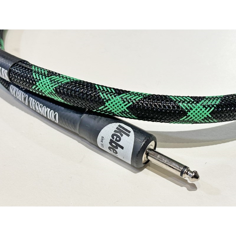 Colossal Cable COLOSSUS SPEAKER CABLE 3ft ST/ST Plug [Green Spyder]【Ikebe Logo】 画像1