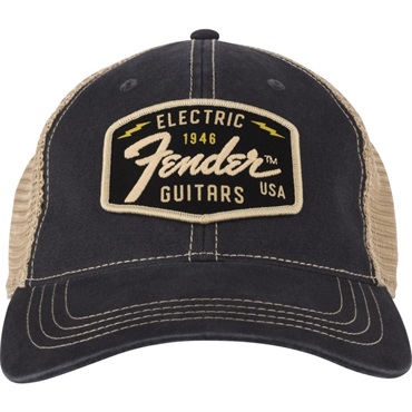 Fender Fender Transition Logo Patch Hat (Black/Stone) [9122421203] 画像1