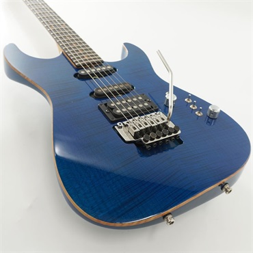 Tom Anderson 【USED】Drop Top Flame Figured Maple Top on Basswood Translucent Blue with Binding  Sunken Kahler Steeler【SN. 3-25-91A】 画像6