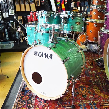 TAMA 【USED】 Starclassic Walnut/Birch 5pc Drum Kit -Surf Green Silk- [22BD，10TT，12TT，14FT，16FT/海外限定カラーモデル] 画像2