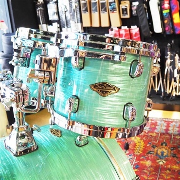 TAMA 【USED】 Starclassic Walnut/Birch 5pc Drum Kit -Surf Green Silk- [22BD，10TT，12TT，14FT，16FT/海外限定カラーモデル] 画像4