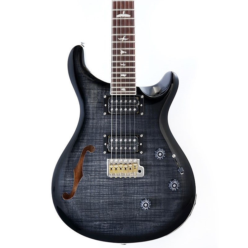 P.R.S. SE Custom 24 Semi-Hollow Piezo (Charcoal Burst) ｜イケベ楽器店オンラインストア