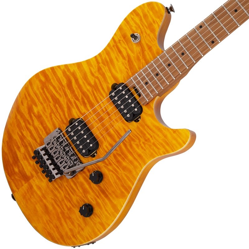 EVH Wolfgang WG Standard QM (Transparent Amber/Baked Maple) 画像2