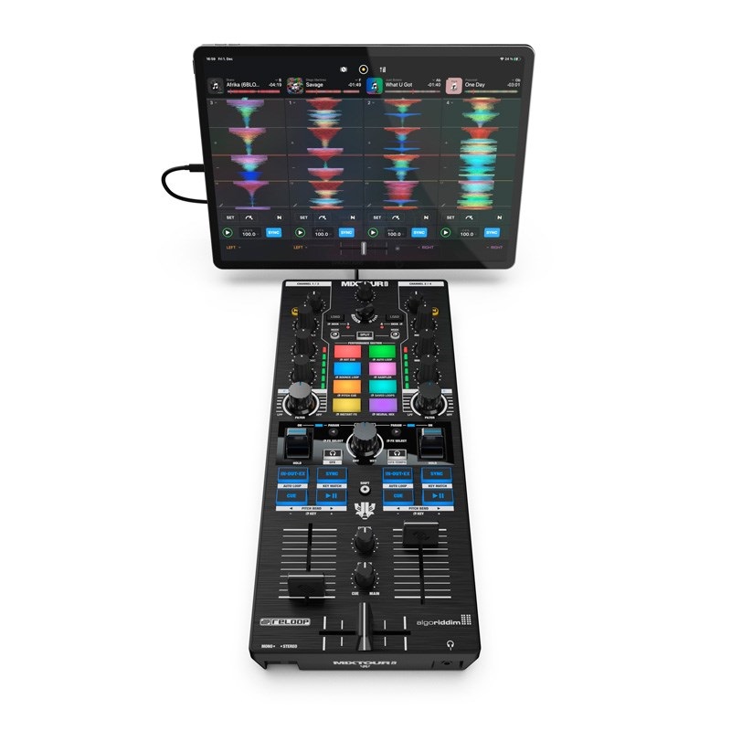 reloop Mixtour Pro 【djay Proアプリ対応DJコントローラー】 ｜イケベ楽器店オンラインストア