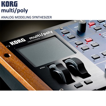 KORG multi/poly(マルチ・ポリ)  ANALOG MODELING SYNTHESIZER 画像8