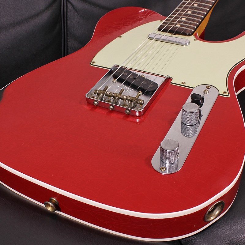 Fender Custom Shop MBS 60's Telecaster Custom Journeyman Relic Dakota Red Over Black Master Built by Greg Fessler SN. R139078 画像3