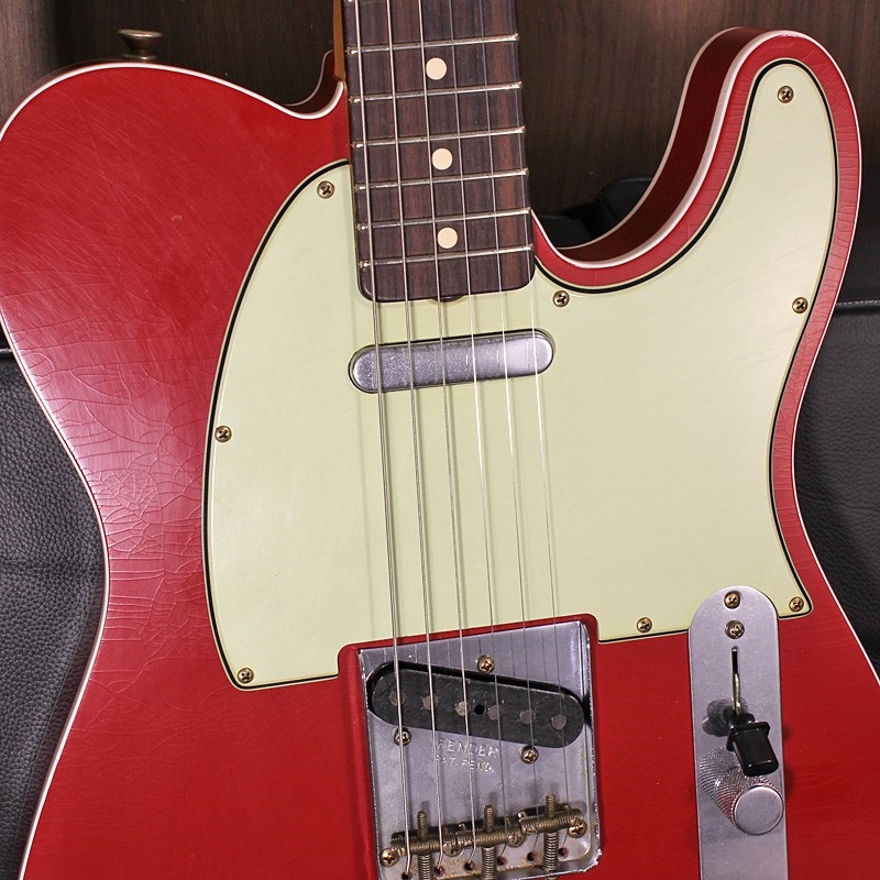 Fender Custom Shop MBS 60's Telecaster Custom Journeyman Relic Dakota Red Over Black Master Built by Greg Fessler SN. R139078 画像4