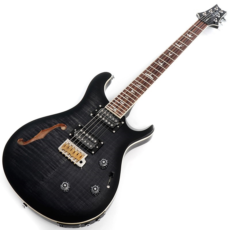 P.R.S. SE Custom 24 Semi-Hollow Piezo (Charcoal Burst) ｜イケベ楽器店オンラインストア