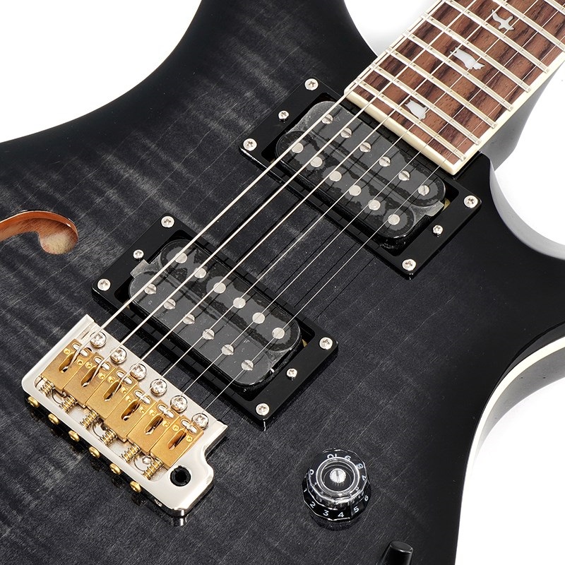 P.R.S. SE Custom 24 Semi-Hollow Piezo (Charcoal Burst) ｜イケベ楽器店オンラインストア